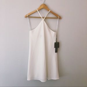 NEVER WORN Lulu’s White Halter Dress